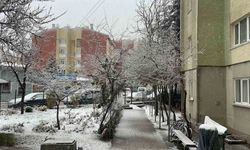 Eskişehir'de sabah saatlerinde kar yağışı etkili oldu
