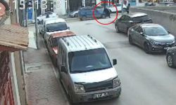 Eskişehir'de otomobil yaşlı kadına böyle çarptı