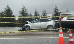 Eskişehir'de ölümlü kaza: İki otomobil çarpıştı