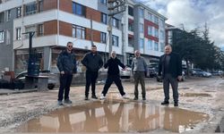 Eskişehir'de mahalle halı sokaklara döküldü: Yol ve çukur isyanı