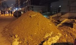 Eskişehir’de inşaat kazısı yayaları zora soktu