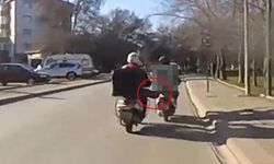 Eskişehir'de ilginç kaza kamerada: Yardım etmek isterken...