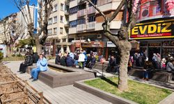 Havaların ısınmasıyla  Eskişehir Hamamyolu’nda yoğunluk oluştu