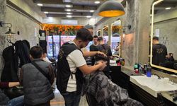 Eskişehir'de berberlerde bayram mesaisi