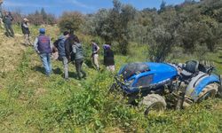 Traktör kazasında ağır yaralanan sürücü hayatını kaybetti