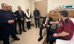 BBP lideri Destici'den Günyüzü Kaymakamı Kurt'a hastanede ziyaret