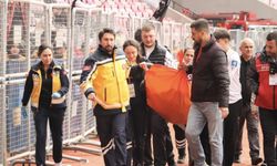 Eskişehirspor maçında korkutan anlar: Taraftara anında müdahale