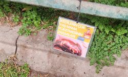 Eskişehir'de sokakta dikkat çeken uyarı