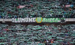 Bursaspor taraftarından Eskişehirspor tezahüratı