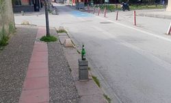 Eskişehir'de kaldırımda alkol şişesi tepkisi