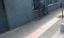 Eskişehir'de bisikleti pencereye kilitledi