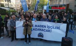 Eskişehir'de maden işçilerine destek!
