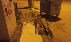 Şirintepe’de atıklar kaldırım kenarına bırakıldı