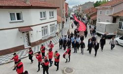İnönü’de 19 Mayıs coşkusu: Gençlik yürüyüşüne yoğun katılım