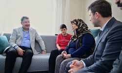 Vali Yılmaz'dan Doğan ailesine bayram ziyareti