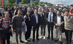 Başkan Ataç’tan CHP Genel Merkezi önünde Özgür Özel'e destek
