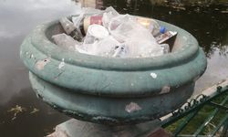 Eskişehir'de beton saksıların hali içler acısı
