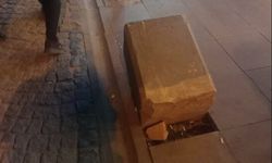 Eskişehir sokaklarında tehlike yaratan duba!