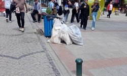 Eskişehir sokaklarında estetiği bozan atıklar