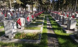 Eskişehir'de mezarlıklarda bayram öncesi çalışma
