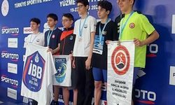 Yüzmede derece geldi