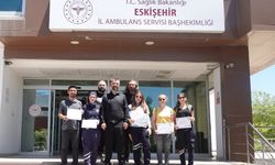 Eskişehir’de hayat kurtaran ekiplere teşekkür belgesi