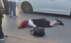 Eskişehir’de akıl almaz kaza: Yolun ortasında yüz üstü kaldı