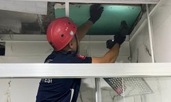 Eskişehir'de apartman boşluğunda mahsur kaldı: Ekipler seferber oldu