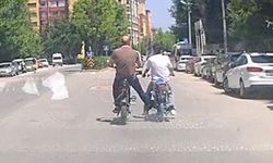 Eskişehir'de trafiği böyle tehlikeye attılar
