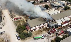 Eskişehir'de yangın paniği: Ahşap deposu alevlere teslim oldu