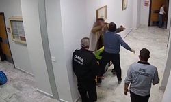 Eskişehir'deki hastanede skandal görüntüler: Müdür personeli böyle dövdü