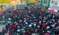 Eskişehirliler milli heyecana Odunpazarı'nda ortak oldu