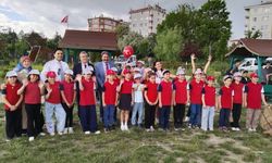 Çevre Haftası etkinliklerinde minikler doyasıya eğlendi