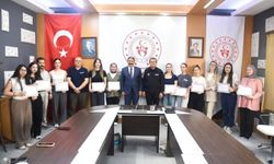 İlk yardım gönüllülerine belgeleri takdim edildi