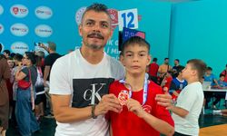 Başkentte babasını gururlandırdı