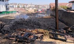 Eskişehir'de işçinin dikkatsizliği bahçeyi küle çevirdi