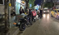 Eskişehir'de bisikletli çocuklara çarpmamak için kendini tehlikeye attı