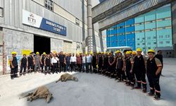 Eskişehir'de madenciler kurban kesip dua etti
