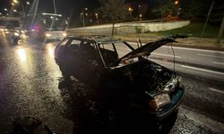 Eskişehir'de yanan araçtan son anda kurtuldu: Vücudunda yanıklar oluştu