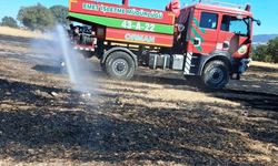 Kütahya’da anız yangını paniği: 5 dekar alan zarar gördü