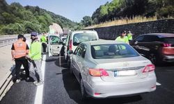 Bozüyük yolunda feci kaza: 4 araç çarpıştı!