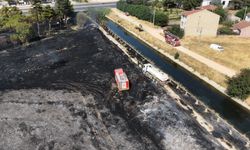 Eskişehir’de yangın paniği: Otluk alan küle döndü