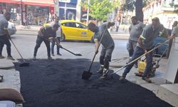 Eskişehir’de esnafın tek mesajı caddeyi asfalta kavuşturdu