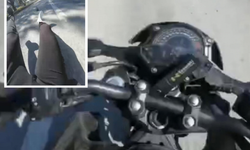Eskişehir’de motosiklet kazası! Kontrolü kaybeden sürücü metrelerce sürüklendi