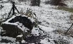 Eskişehir’in o ilçesinde dağlar beyaza büründü