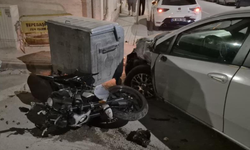Eskişehir’de korkutan kaza! Motosiklet sürücüsü yaralandı