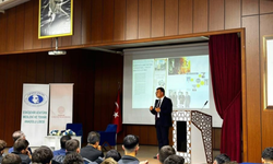 Prof. Dr. Hasan Mandal mezun olduğu okulda! Öğrencilere deneyimlerini anlattı