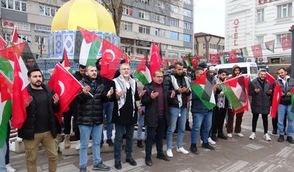 Kütahya'da Filistinli öğrenciler ateşkesi kutladı