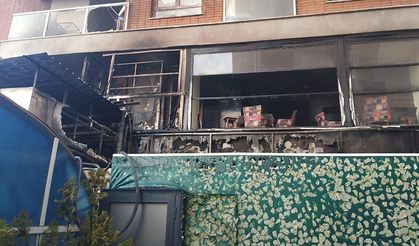 Eskişehir'deki kafede yangın paniği: Kül oldu!
