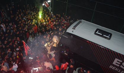 Eskişehirspor'a muhteşem karşılama